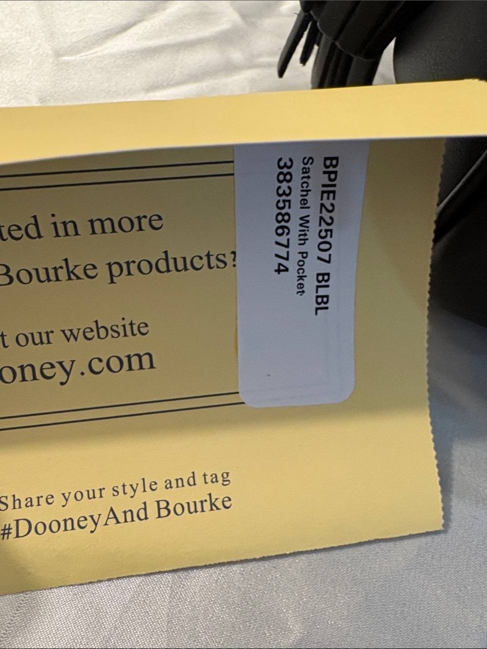 Dooney & Bourke Penrose satchel 30 with pocket - Picture 2 of 12